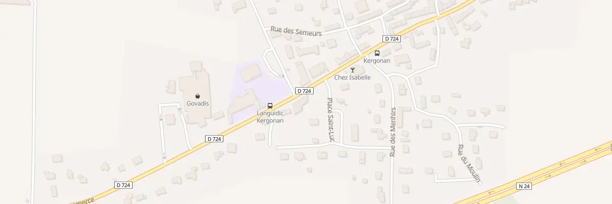 Plan du 48 Rue du Commerce à Languidic