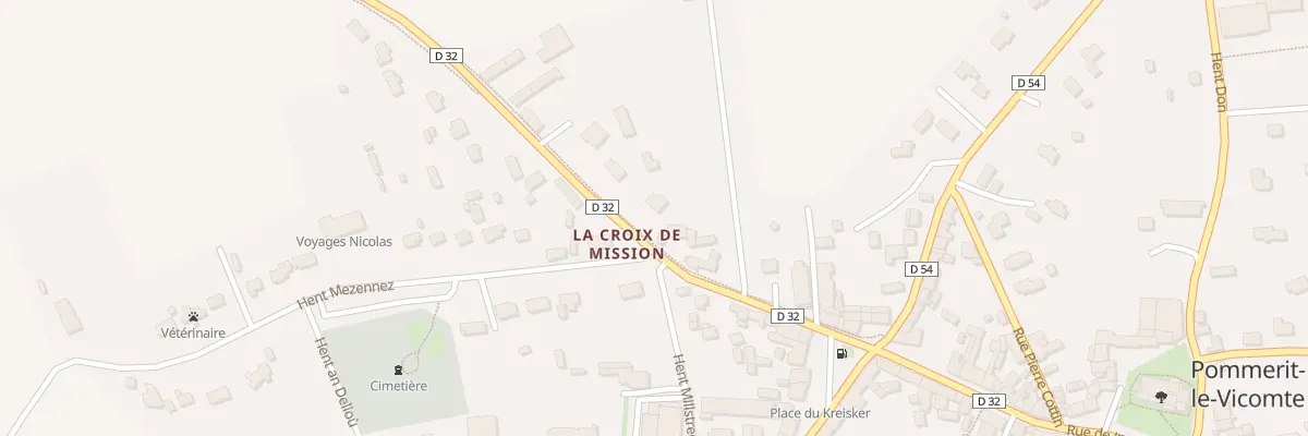 Plan du 2 Rue du Trieux à Pommerit-le-Vicomte