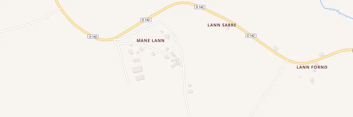 Plan du 5470 Mané Lann à Melrand