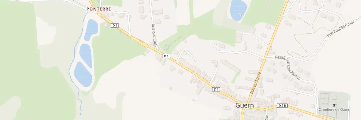 Plan du 28 Rue de l’Etang à Guern