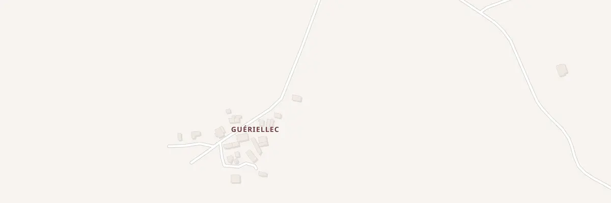 Plan du 5430A Gueriellec à Melrand