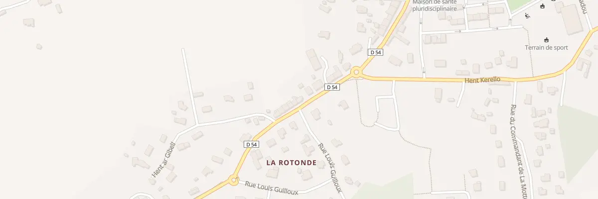 Plan du 12 Rue de la Corderie à Pommerit-le-Vicomte