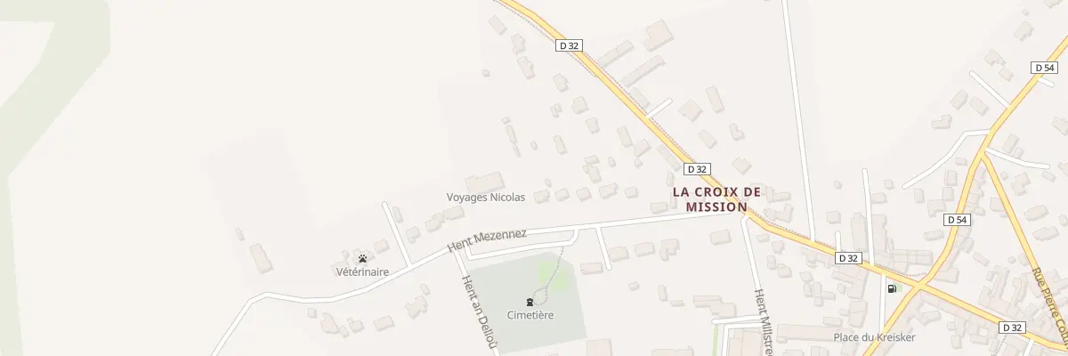 Plan du 12 Hent Mezennes à Pommerit-le-Vicomte