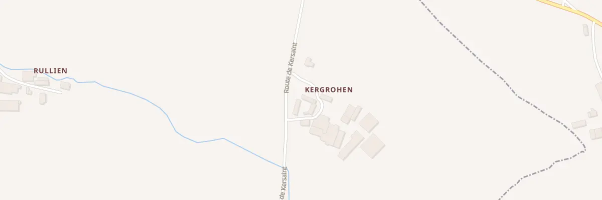 Plan du 1 Kergrohen à Saint-Igeaux