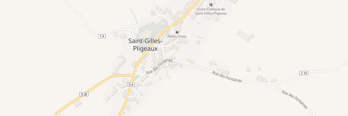 Plan du 5 Rue des Fontaines à Saint-Gilles-Pligeaux