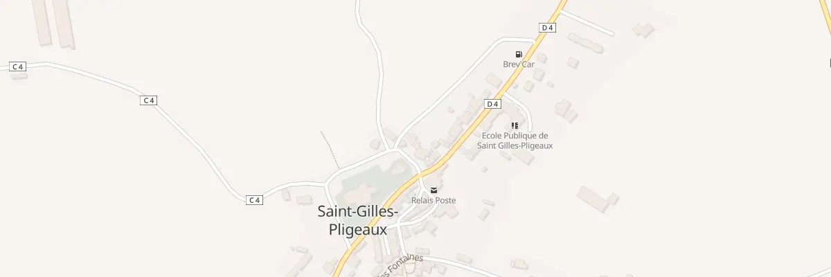 Plan du 3 Pl Saint Laurent à Saint-Gilles-Pligeaux