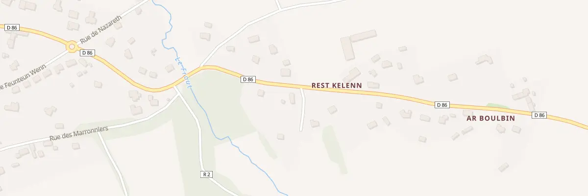 Plan du 5 Rest Quelen à Saint-Agathon