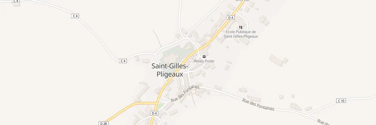 Plan du 4 Rue de l’Eglise à Saint-Gilles-Pligeaux