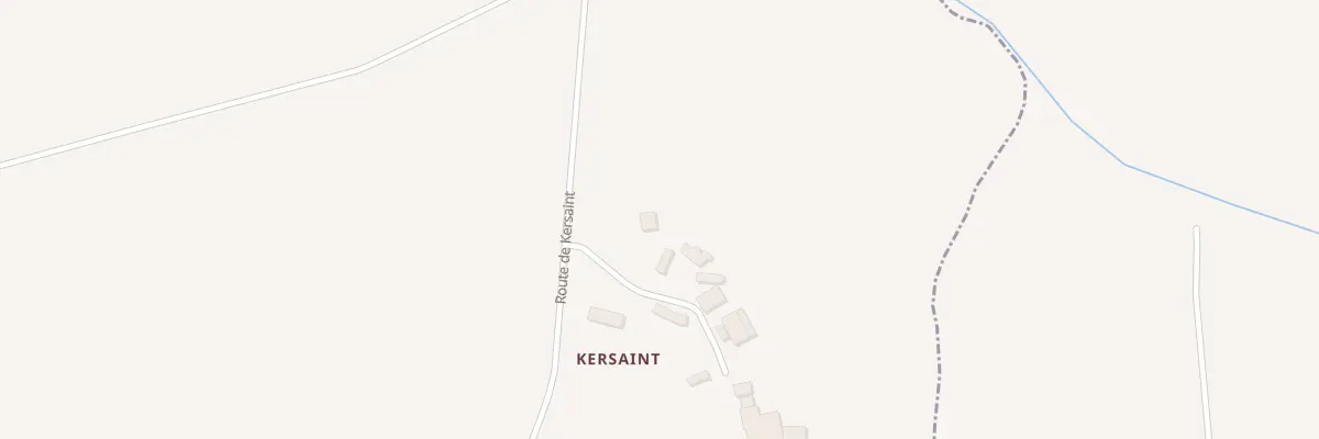 Plan du 3 Kersainte à Saint-Igeaux
