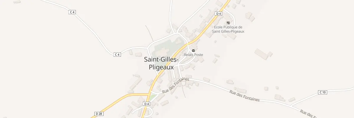 Plan du 5 Rue de l’Eglise à Saint-Gilles-Pligeaux