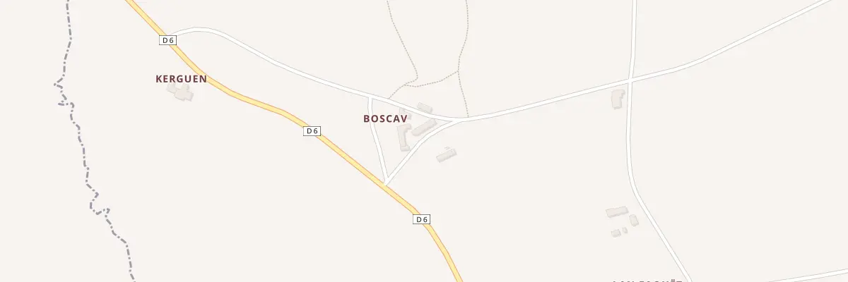 Plan du 1 Boscave au Faouët