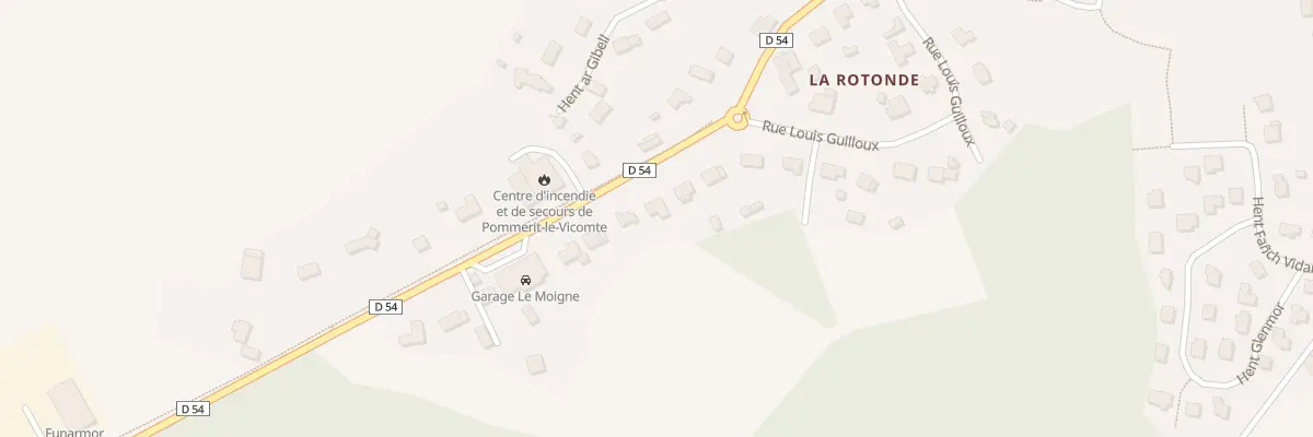Plan du 15 Rue de la Corderie à Pommerit-le-Vicomte