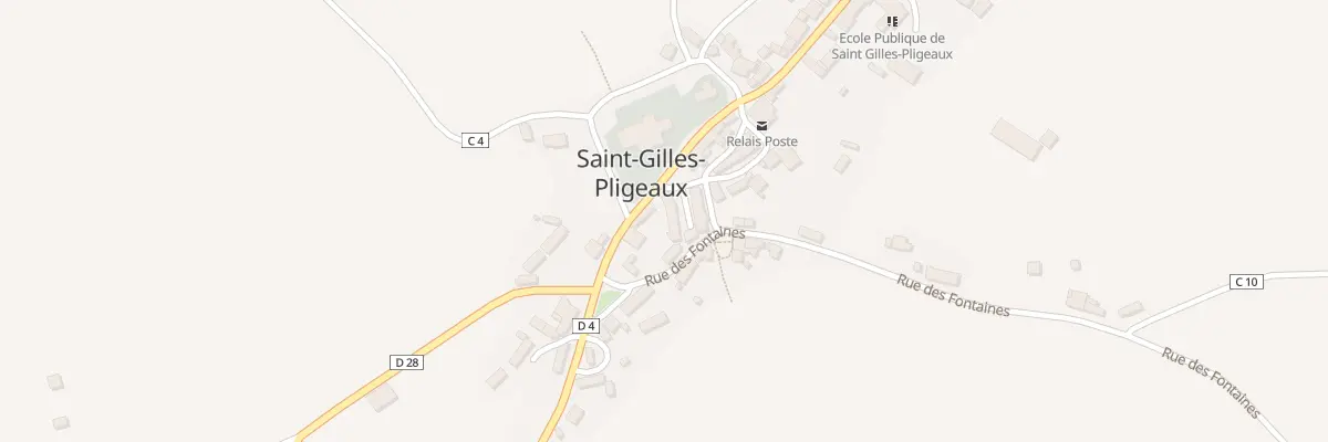 Plan du 6B Rue de l’Eglise à Saint-Gilles-Pligeaux