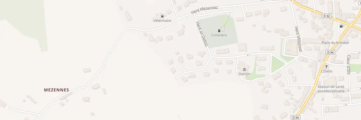 Plan du 26 Lot Mezennes à Pommerit-le-Vicomte