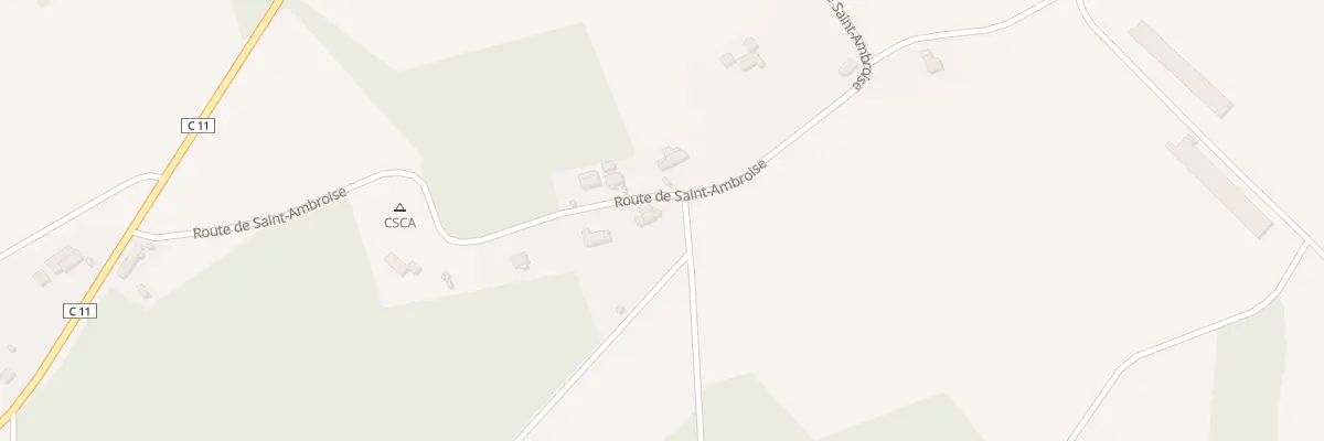 Plan du 34 Rte de Saint Ambroise à Plourivo
