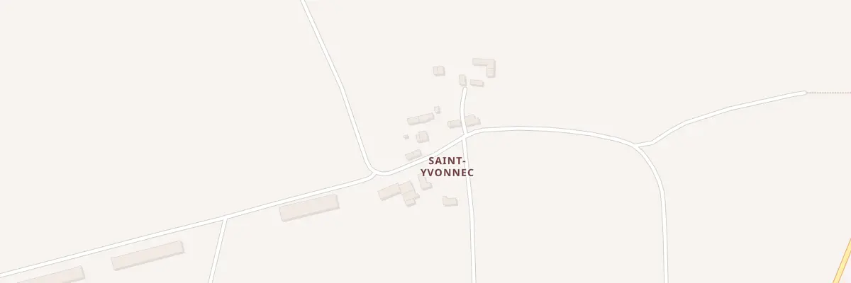 Plan du 3 Saint Yvonnec à Plésidy
