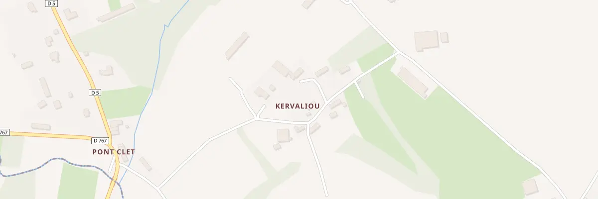Plan du 3 Kervaliou à Saint-Péver