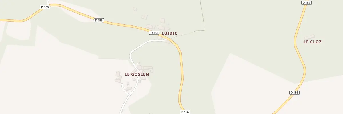 Plan du 5216 Le Luidic à Quistinic