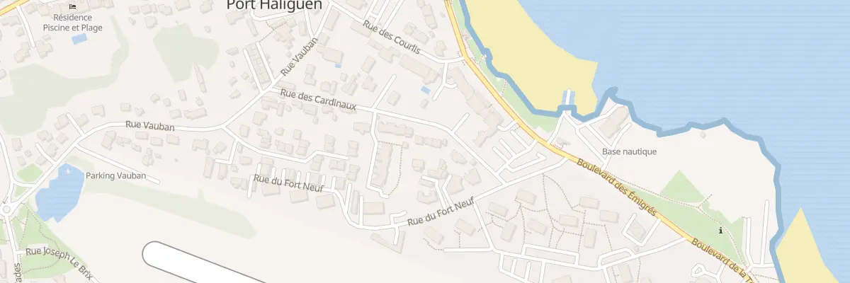 Plan du 12 Rue des Cardinaux à Quiberon