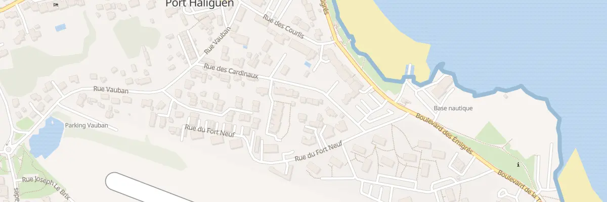 Plan du 10 Rue des Cardinaux à Quiberon