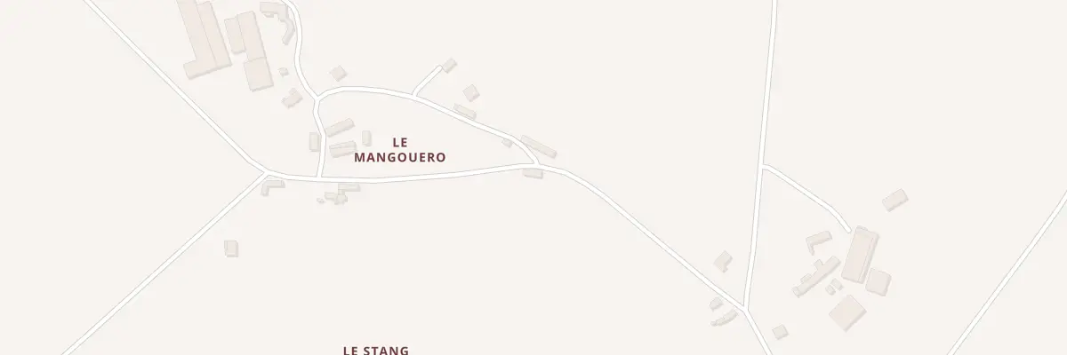 Plan du 2 Le Mangouero à Cléguérec