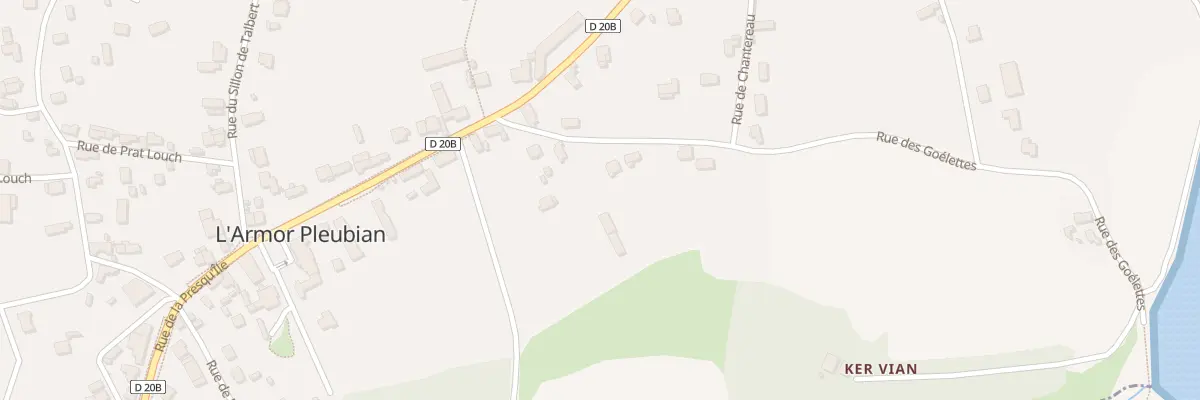Plan du 10 Rue des Goélettes à Pleubian