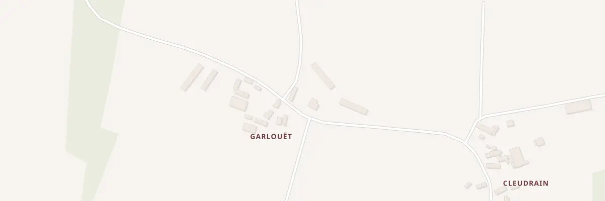 Plan du 2 Garlouët à Plésidy