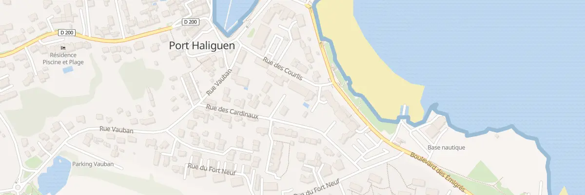 Plan du 16 Rue des Courlis à Quiberon