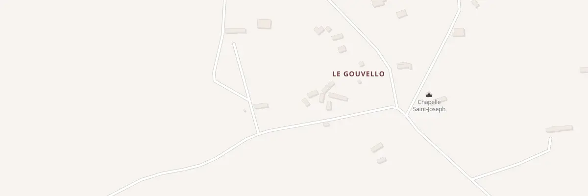 Plan du 3 Le Gouvello à Sainte-Brigitte