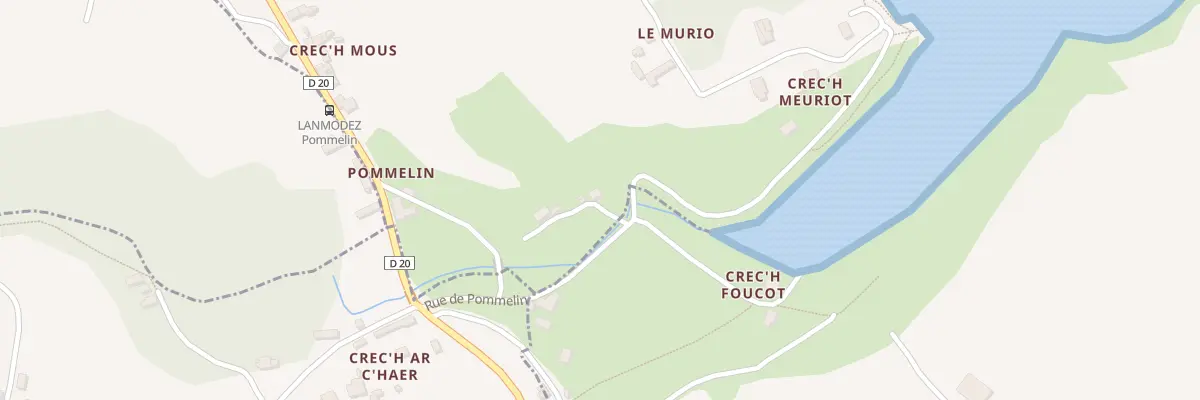 Plan du 5111 Pommelin à Lanmodez