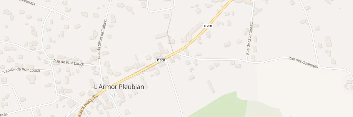 Plan du 10 Rue de Laneros à Pleubian