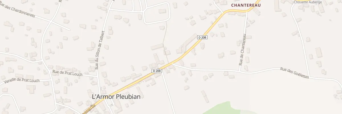 Plan du 23 Rue de Laneros à Pleubian