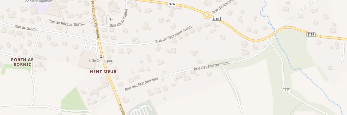 Plan du 11 Rue des Marronniers à Saint-Agathon