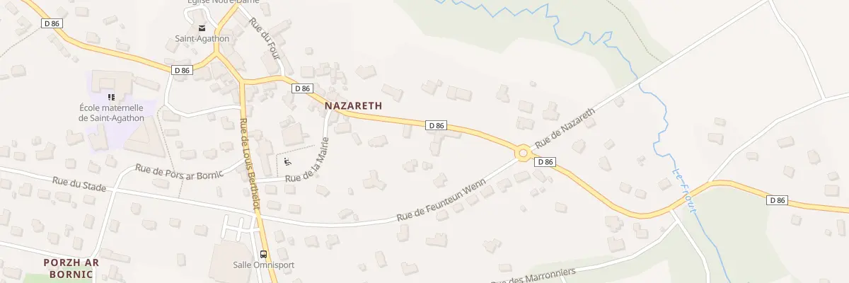 Plan du 16 Rue de Nazareth à Saint-Agathon