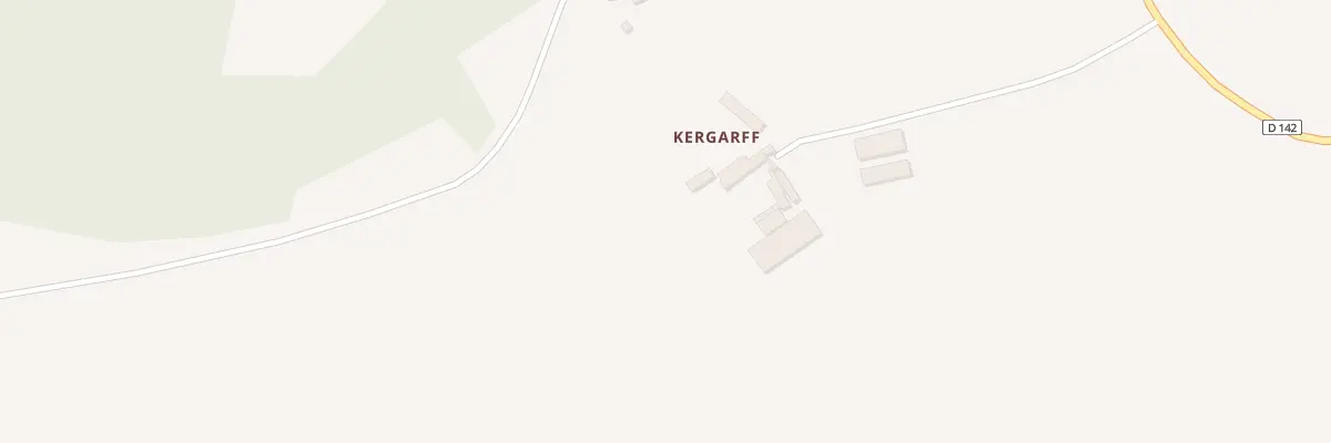 Plan du 1 Kergarff à Melrand