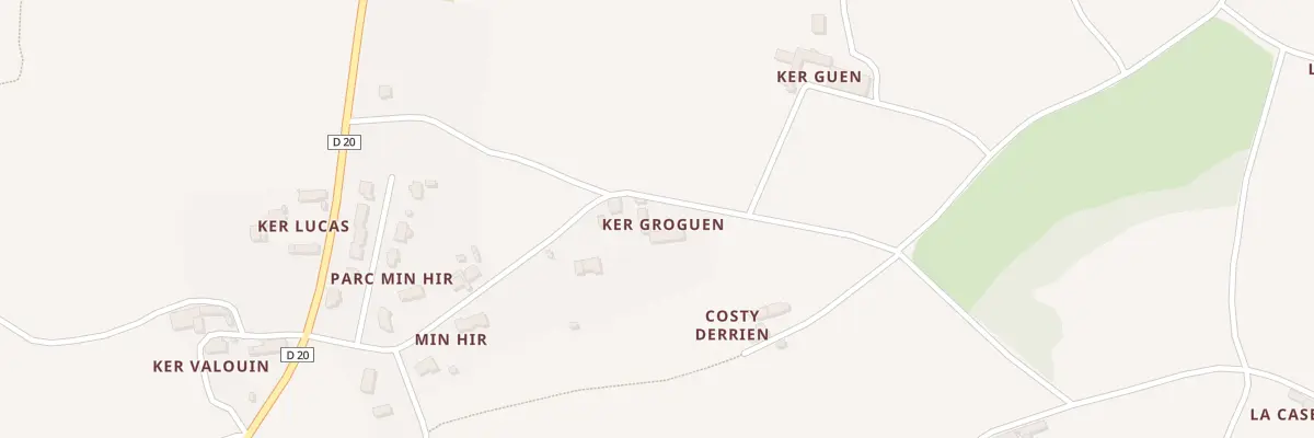 Plan du 5032 Ker Groguen à Lanmodez