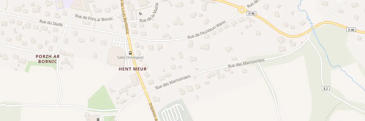 Plan du 6 Rue de Feuntenn Wenn à Saint-Agathon