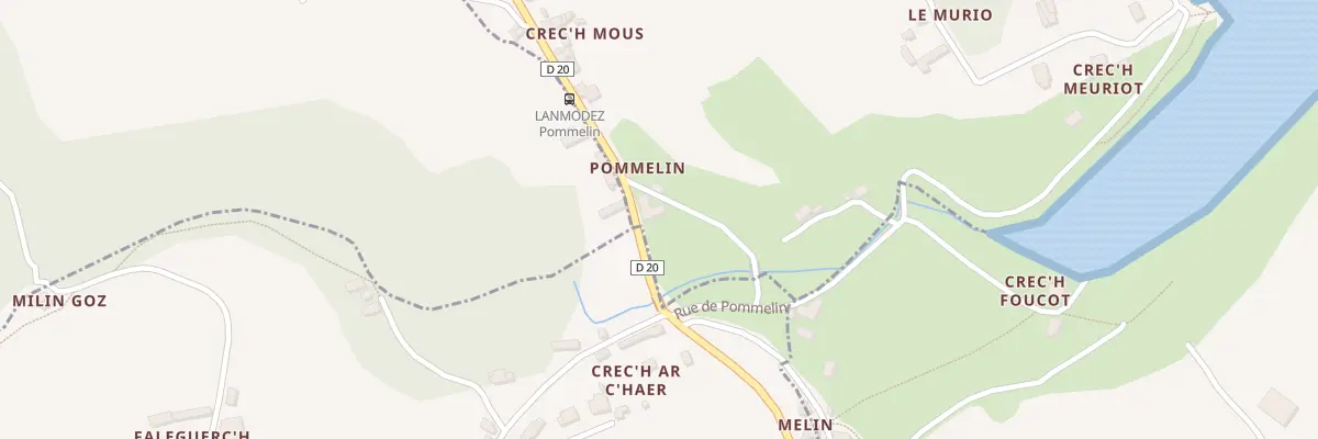 Plan du 11 Pommelin à Pleumeur-Gautier