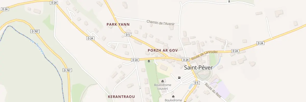 Plan du 5029 Rte d’Avaugour à Saint-Péver