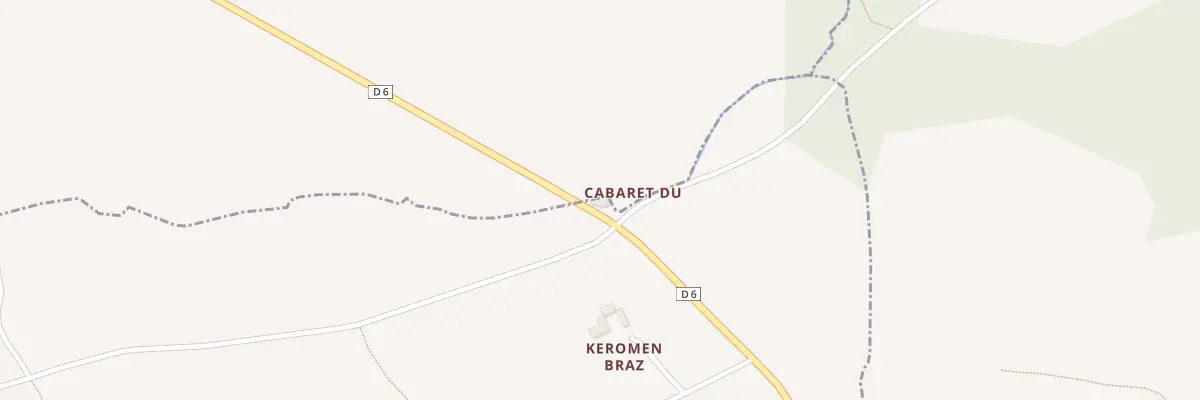 Plan du 1 Cabaret du à Saint-Clet