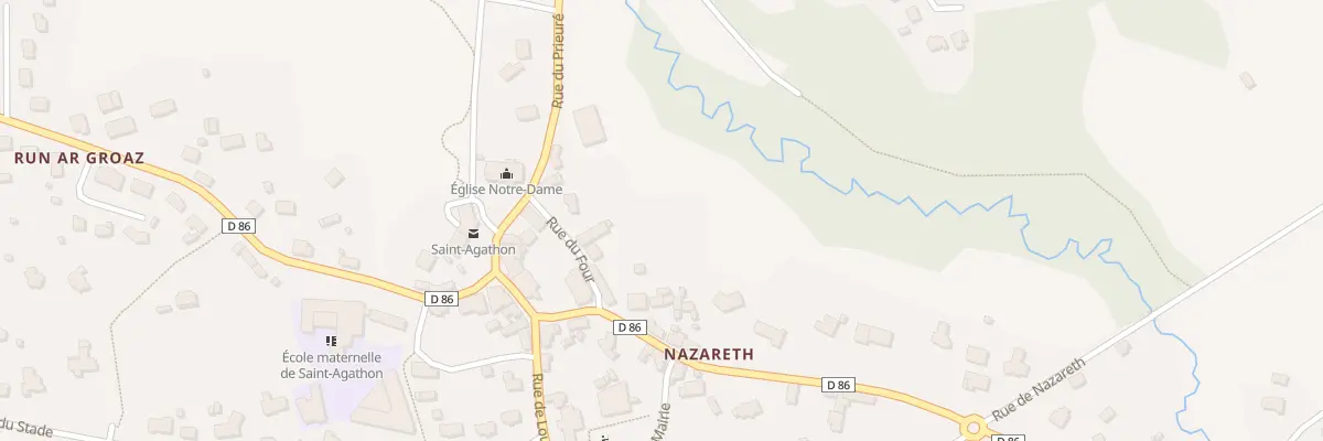 Plan du 7 Rue de Nazareth à Saint-Agathon