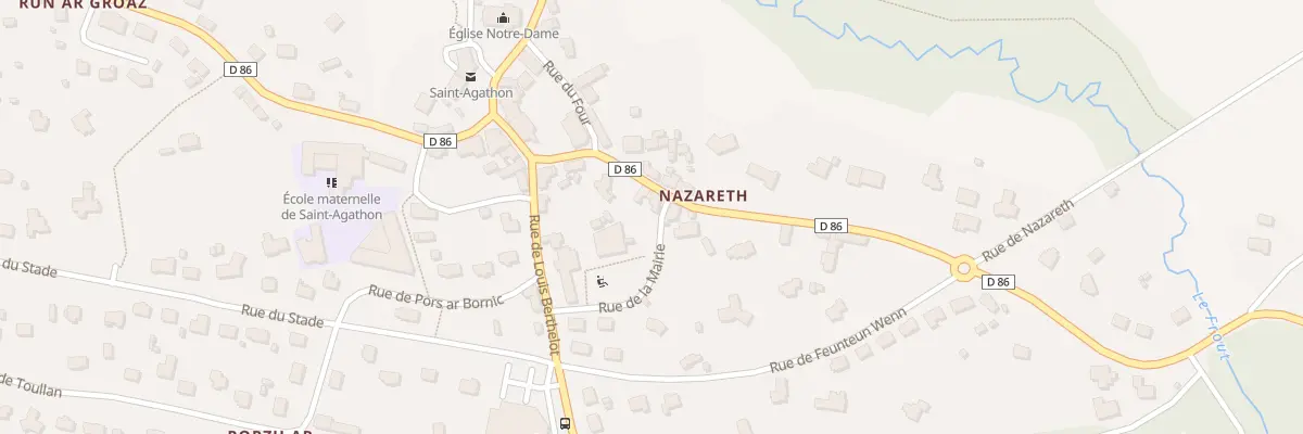 Plan du 12 Rue de Nazareth à Saint-Agathon