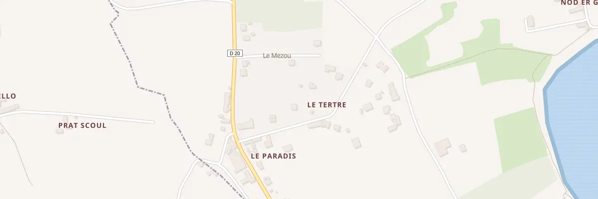 Plan du 5118 Le Paradis à Lanmodez