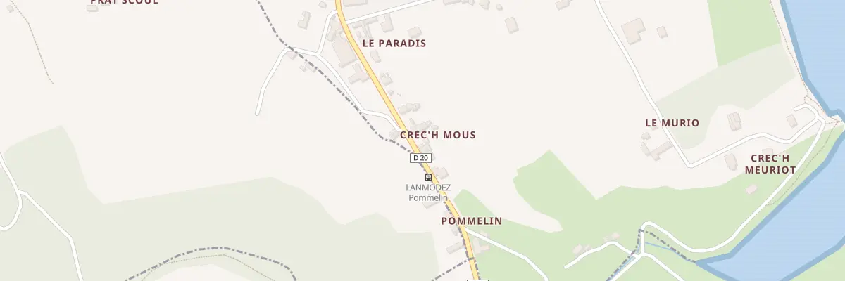 Plan du 5 Pommelin à Lanmodez