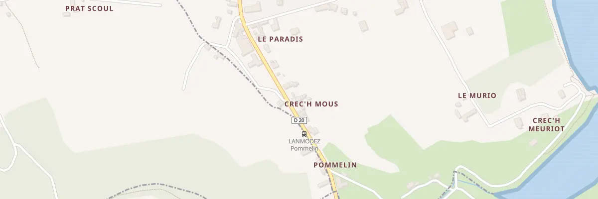 Plan du 5101 Le Paradis à Lanmodez