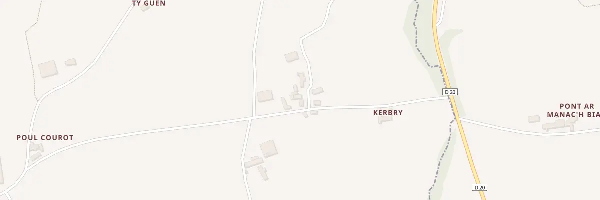 Plan du 3 Kerlodach à Pleumeur-Gautier