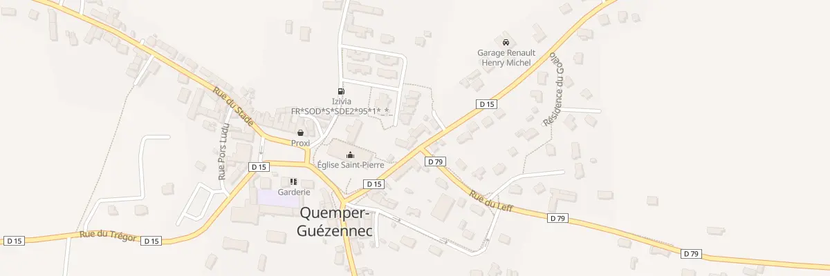 Plan du 3 Rue du Goëlo à Quemper-Guézennec