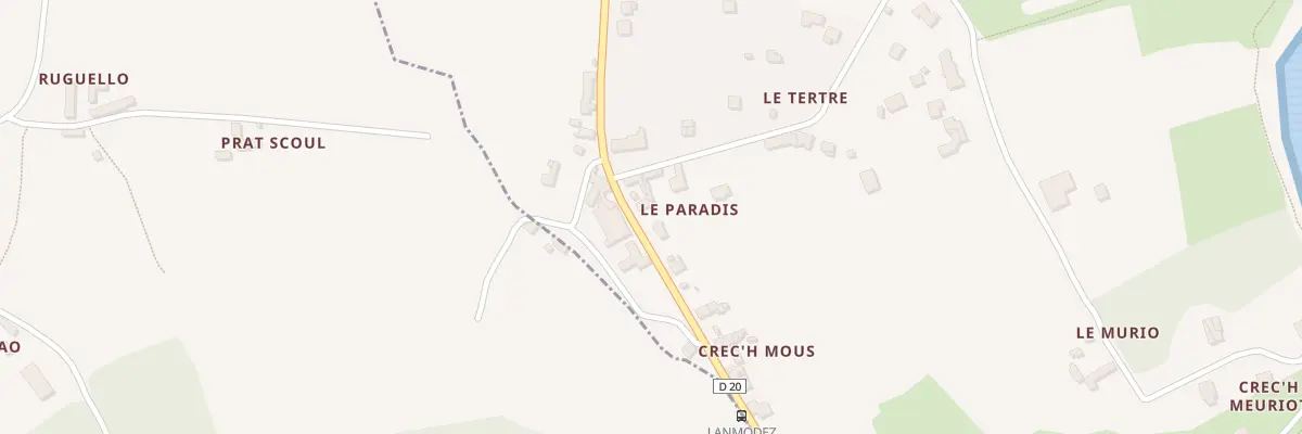 Plan du 5106 Le Paradis à Lanmodez