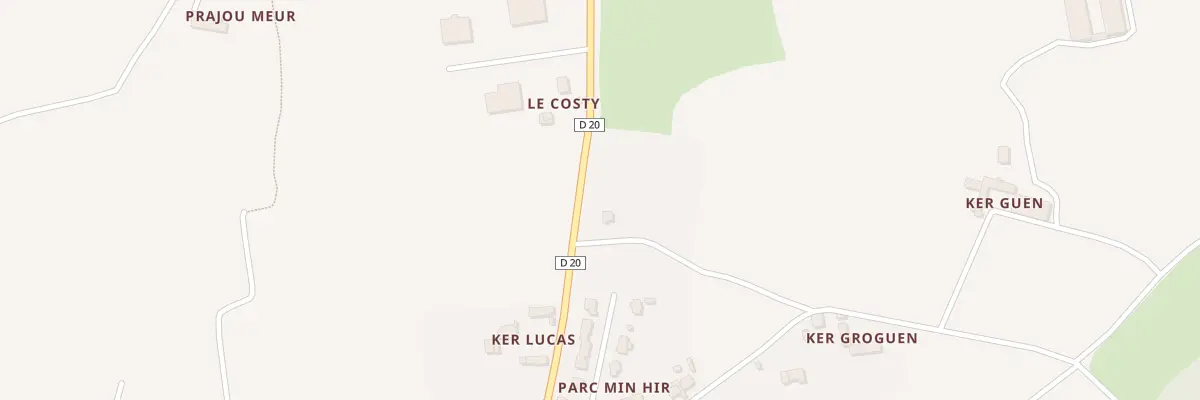 Plan du 5573 Le Costy à Lanmodez