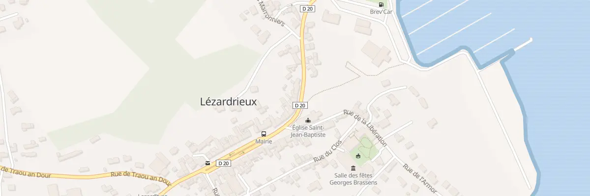 Plan du 9 Rue du Port à Lézardrieux